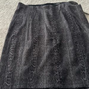 Knee length skirt